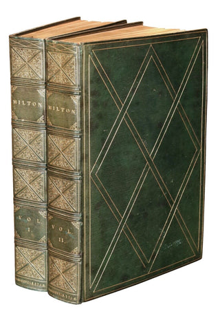 MILTON – Paradise Lost / Paradise Regain'd - BASKERVILLE 1758 - Maroquin