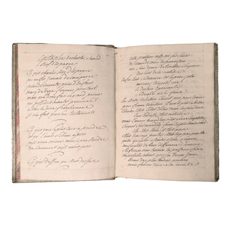 [Manuscrit] Recueil de poèmes. Vers 1700.
