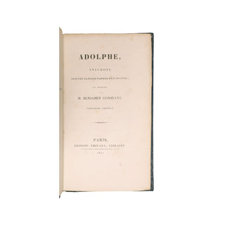 Constant (Benjamin) – Adolphe