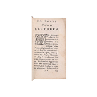 Boyle (Robert) – Paradoxa Hydrostatica.