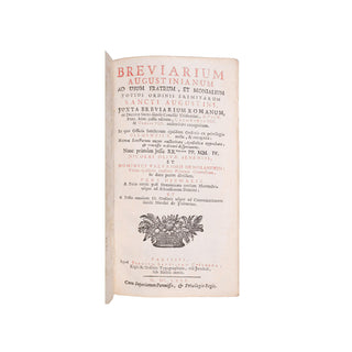 [Ordre de Saint-Augustin] Breviarium augustinianum.