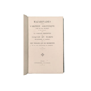 [Bibliothèque de Pierre Louÿs] Recueils de mazarinades