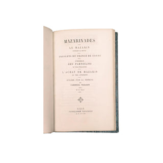 [Bibliothèque de Pierre Louÿs] Recueils de mazarinades