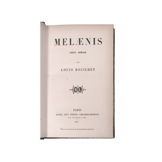 Bouilhet (L.-H.) – Melænis
