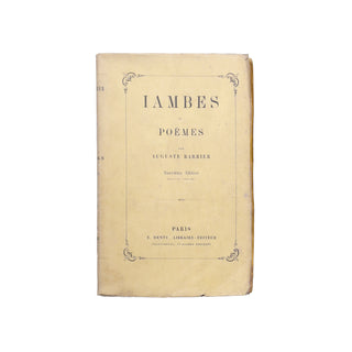 Barbier (Auguste) – Iambes et Poëmes