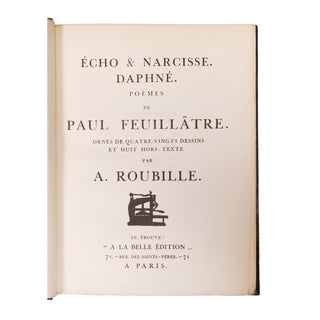 Feuillâtre (Paul) – Écho et Narcisse