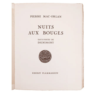 Mac Orlan (Pierre) – Nuits aux bouges