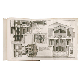 Bélidor (Bernard Forest de) - Architecture Hydraulique, ou l’Art de conduire d’élever et de ménager les eaux pour les différens besoins de la vie.