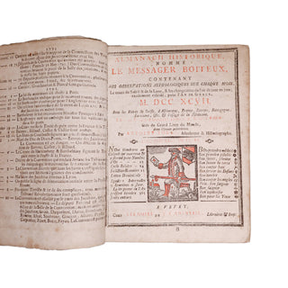 Le véritable Messager Boiteux de Berne pour 1797.