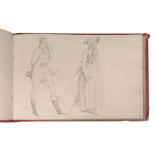 [MODE] - Album de dessins. c. 1820.