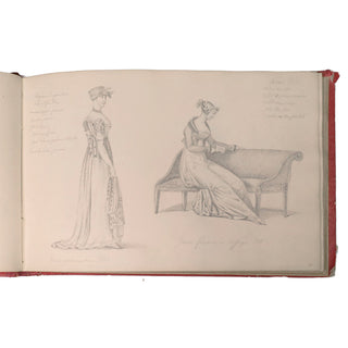 [MODE] - Album de dessins. c. 1820.