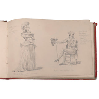 [MODE] - Album de dessins. c. 1820.
