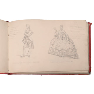 [MODE] - Album de dessins. c. 1820.