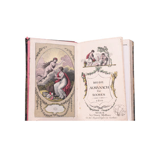 [RELIURE VIENNOISE AU VERNIS] - Mode almanach für damen. 1810.