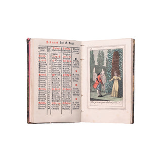 [RELIURE VIENNOISE AU VERNIS] - Mode almanach für damen. 1810.