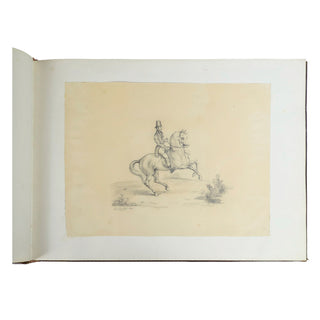 [ALBUM ROMANTIQUE] - Aquarelles de fleurs. c. 1835.