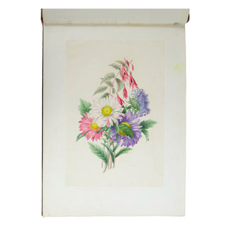 [ALBUM ROMANTIQUE] - Aquarelles de fleurs. c. 1835.