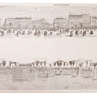 RENARD (Edouard) – Boulevards de Paris. 1846.