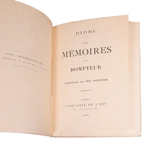 Bidel (François) – Les mémoires d’un dompteur