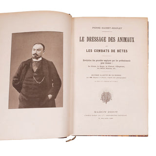 Hachet-Souplet (Pierre) – Le dressage des animaux et les combats de bêtes