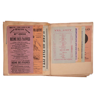 [PUBLICITÉS] - Collection de documents publicitaires liés au spectacle à la Belle Époque.