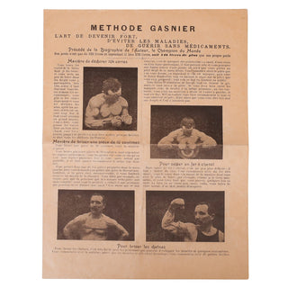 GASNIER (Pierre) – Méthode Gasnier ou l’art de devenir fort. c. 1890.