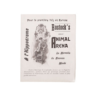 [DÉPLIANT] - Bostock’s – Great Animal Arena. c. 1903.