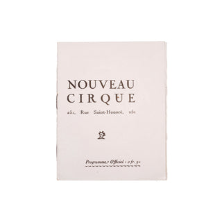 [BROCHURE] - Nouveau Cirque. Programme du 16 au 22 septembre 1921.