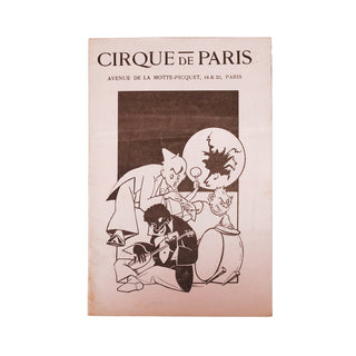 [BROCHURE] - Cirque de Paris. Programme du 15 au 21 octobre 1920.
