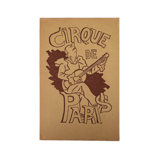 [BROCHURE] - Cirque de Paris. Programme du 3 au 9 décembre 1920.