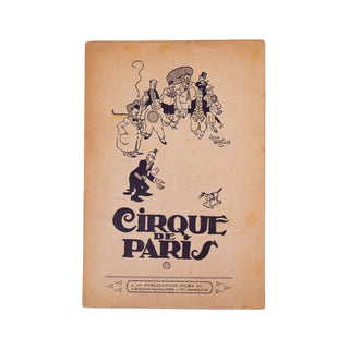 [BROCHURE] - Cirque de Paris. Programme du 14 au 20 janvier 1921.