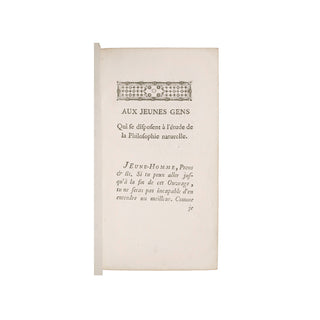 Diderot (Denis) – Pensées sur l’interprétation de la Nature.