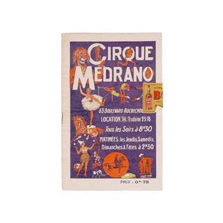 [BROCHURE] - Cirque Médrano. Programme du 14 au 20 novembre 1924.