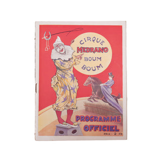 [BROCHURE] - Cirque Médrano Boum Boum. Programme du 10 au 16 octobre 1930.