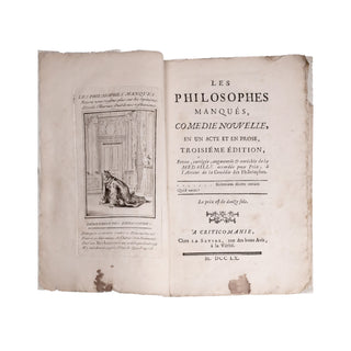 Cailleau (André-Charles) – Les philosophes manqués, comédie nouvelle.
