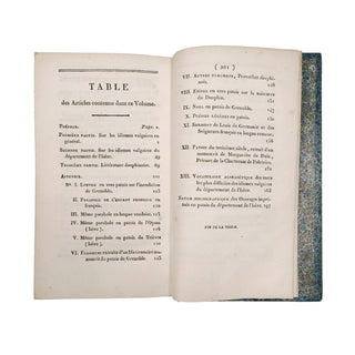 Champollion (Jacques-Joseph) - Nouvelles recherches sur les patois ou idiomes vulgaires de la France, et en particulier ceux de l’Isère.