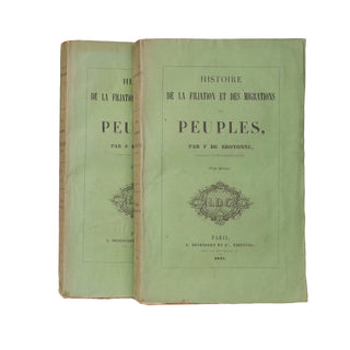 Brotonne (F. de) - Histoire de la filiation et des migrations des peuples.