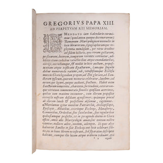 [reliure] Martyrologium Romanum