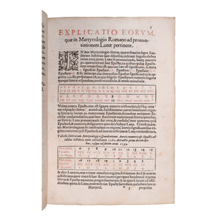 [reliure] Martyrologium Romanum