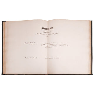 Service du Grand écuyer – Voyage de leurs Majestés dans le Sud-Est de la France, en Corse et en Algérie.