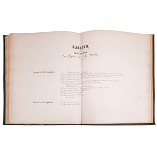 Service du Grand écuyer – Voyage de leurs Majestés dans le Sud-Est de la France, en Corse et en Algérie.