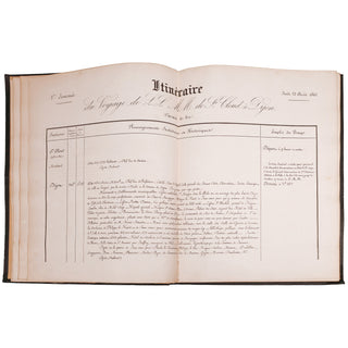 Service du Grand écuyer – Voyage de leurs Majestés dans le Sud-Est de la France, en Corse et en Algérie.