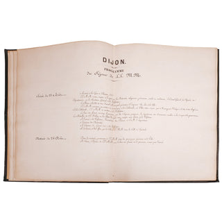 Service du Grand écuyer – Voyage de leurs Majestés dans le Sud-Est de la France, en Corse et en Algérie.
