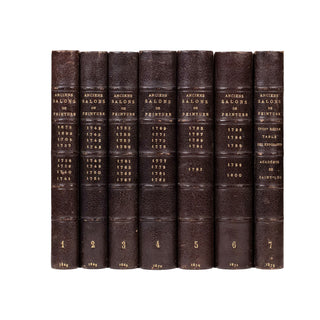 Guiffrey (J.-J.) - Collection des livrets des anciennes expositions depuis 1673 jusqu’en 1800.