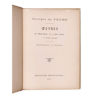 De Feure (Georges) – Œuvres.