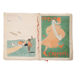 ROUBILLE (Auguste) - Pneus Calmon. 1908.