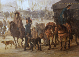 MEYER I (Hendrick de) – Le retour de la pêche sur la plage de Scheveningen.