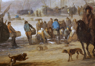 MEYER I (Hendrick de) – Le retour de la pêche sur la plage de Scheveningen.