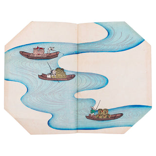 [ALBUM DE 40 UCHIWA-E]. c. 1880-1886.