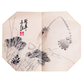 [ALBUM DE 40 UCHIWA-E]. c. 1880-1886.